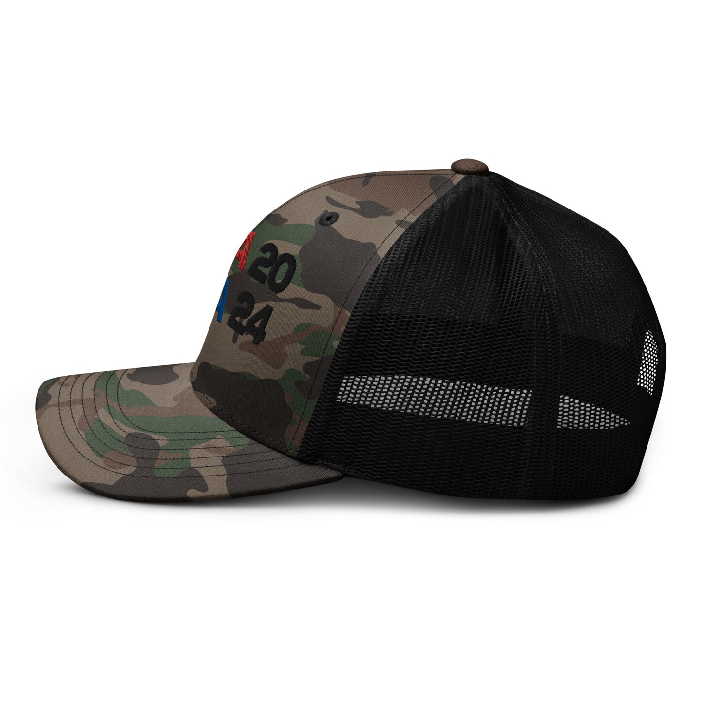 MAGA MAHA 2024 Camouflage trucker hat- Black