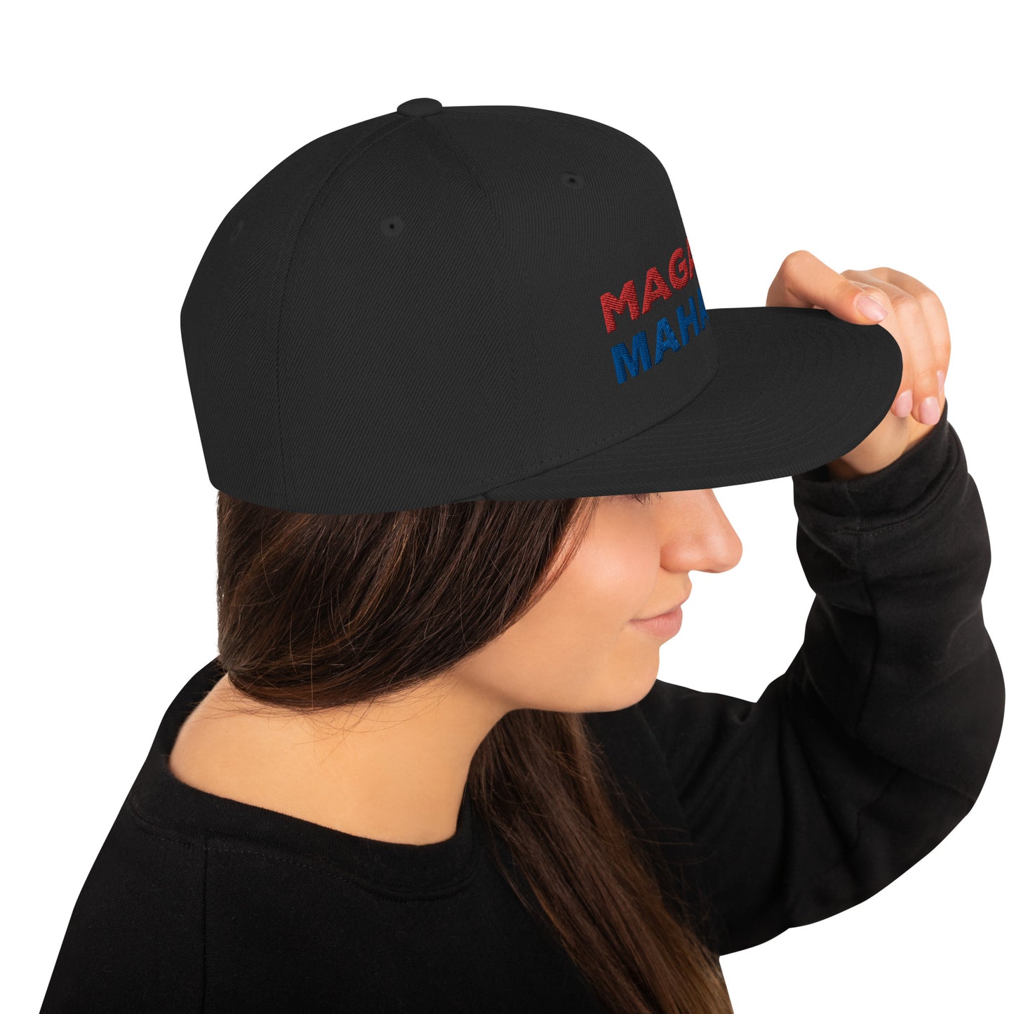 MAGA MAHA 2024 Black Snapback Hat