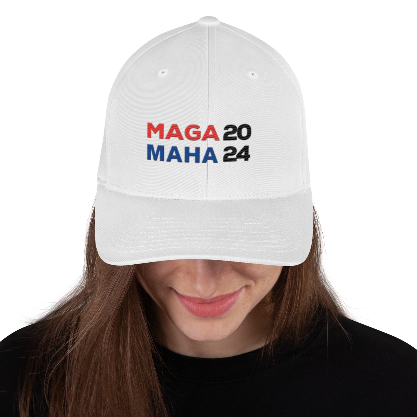 MAGA MAHA 2024 Flexfit- White